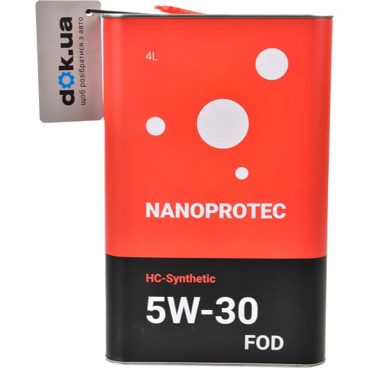 Моторна олива Nanoprotec FOD HC-Synthetic 5W-30 4 л на Dodge Ram Van