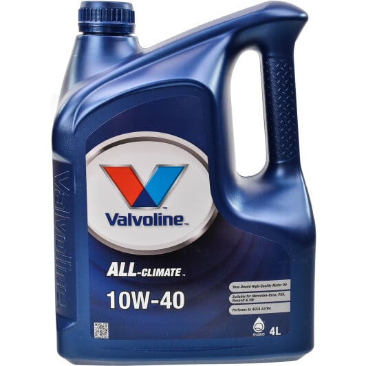 Моторна олива Valvoline All-Climate 10W-40 4 л на Skoda Roomster