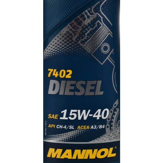 Моторна олива Mannol Diesel 15W-40 1 л на Lancia Delta