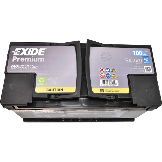 Акумулятор Exide 6 CT-100-R Premium EA1000