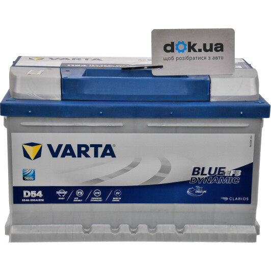 Акумулятор Varta 6 CT-65-R Blue Dynamic EFB 565500065