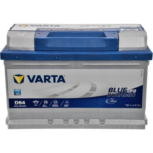 Акумулятор Varta 6 CT-65-R Blue Dynamic EFB 565500065