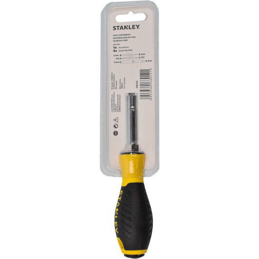Отвертка с набором бит Stanley 068012