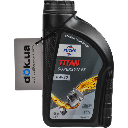 Моторное масло Fuchs Titan Supersyn FE 0W-30 1 л на Kia Picanto