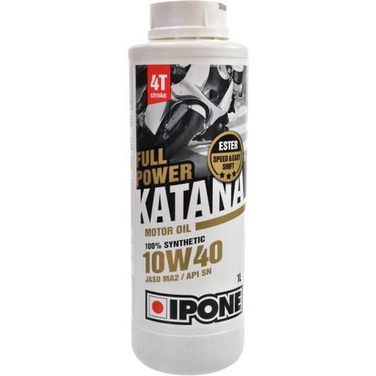 Ipone Full Power Katana 10W-40 моторное масло 4T