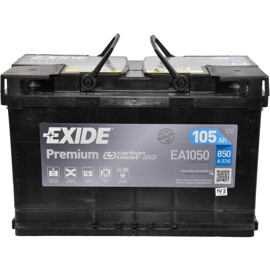 Аккумулятор Exide 6 CT-105-R Premium EA1050