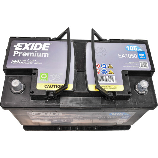 Аккумулятор Exide 6 CT-105-R Premium EA1050