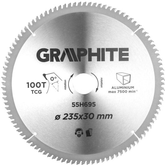 Круг відрізний Graphite 55H695 235 мм