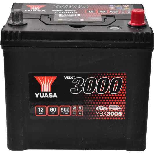 Акумулятор Yuasa 6 CT-60-R YBX 3000 YBX3005