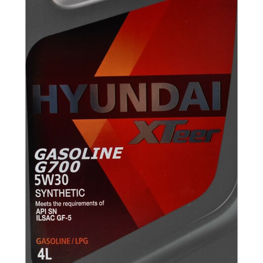 Моторна олива Hyundai XTeer Gasoline G700 5W-30 4 л на Daihatsu Applause