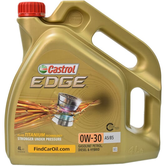 Моторное масло Castrol EDGE A5/B5 0W-30 4 л на Hyundai S-Coupe