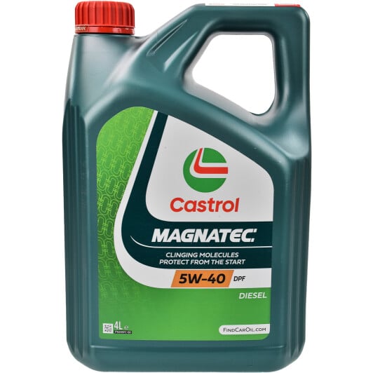 Моторное масло Castrol Magnatec Diesel DPF 5W-40 для Land Rover Discovery 4 л на Land Rover Discovery
