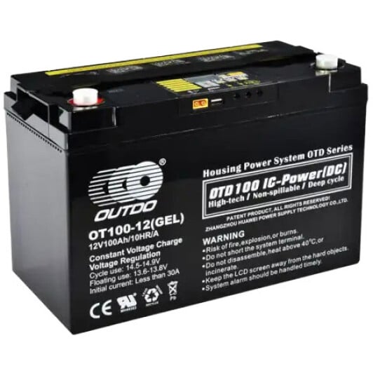 Аккумулятор для ИБП Outdo OT100-12GEL 100 Ач 12 V