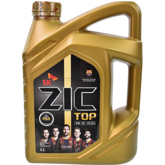 Моторное масло ZIC Top 0W-30 4 л на Daewoo Nubira