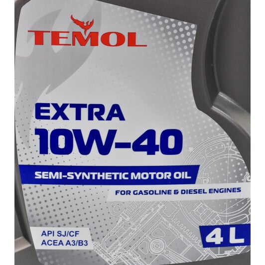 Моторна олива TEMOL Extra 10W-40 4 л на Fiat Marea