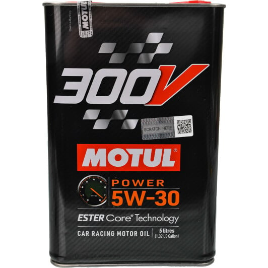 Моторное масло Motul 300V Power 5W-30 5 л на Peugeot 405
