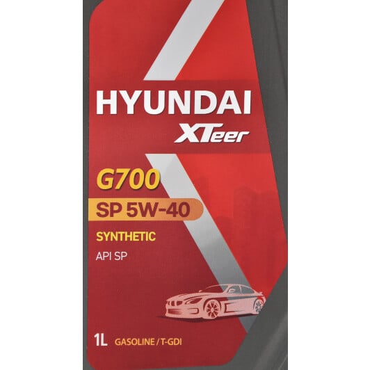 Моторна олива Hyundai XTeer Gasoline G700 5W-40 1 л на Peugeot 806