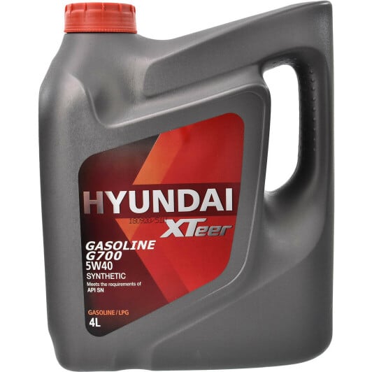 Моторна олива Hyundai XTeer Gasoline G700 5W-40 4 л на Seat Leon