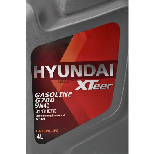 Моторна олива Hyundai XTeer Gasoline G700 5W-40 4 л на Lexus ES