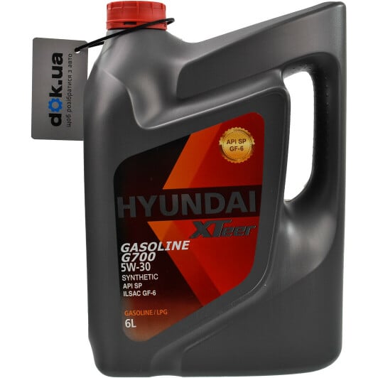 Моторное масло Hyundai XTeer Gasoline G700 5W-30 6 л на Mazda B-Series