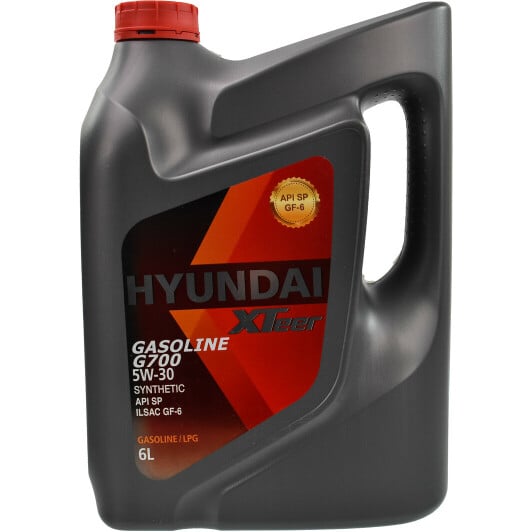 Моторное масло Hyundai XTeer Gasoline G700 5W-30 6 л на Peugeot 305
