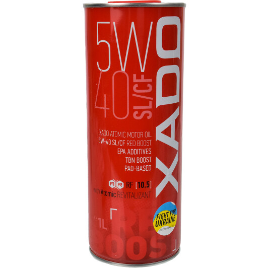 Моторное масло Xado Atomic Oil SL/CF RED BOOST 5W-40 1 л на Ford B-Max