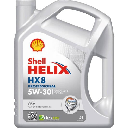 Моторное масло Shell Helix HX8 Professional AG 5W-30 5 л на Daewoo Lanos