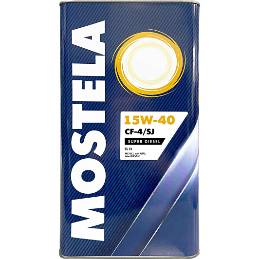Моторна олива Mostela Super Diesel 15W-40 0.946 л на Mazda RX-7