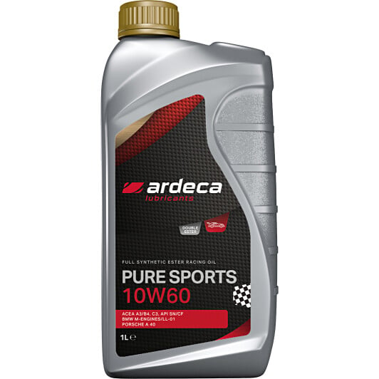Моторное масло Ardeca Pure Sports 10W-60 на Seat Cordoba