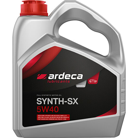 Моторна олива Ardeca Synth-SX 5W-40 5 л на Ford Transit Connect