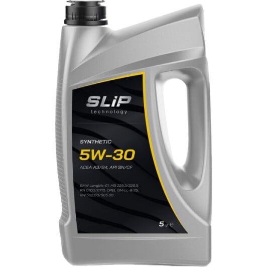 Моторное масло Slip Synthetic 5W-30 4,73 л на Volkswagen CC