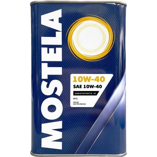 Моторна олива 4Т Mostela SemiSynthetic 10W-40 напівсинтетична
