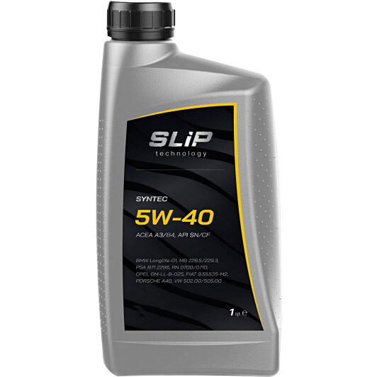 Моторна олива Slip Syntec 5W-40 0.946 л на Chevrolet Caprice