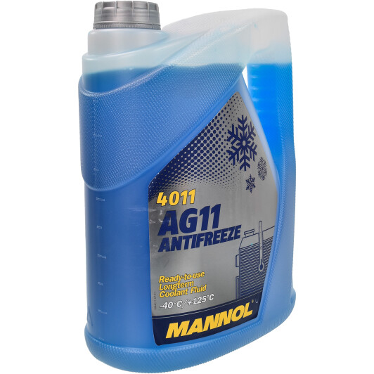 Готовий антифриз Mannol AG11 Longterm G11 синій -40 °C 5 л