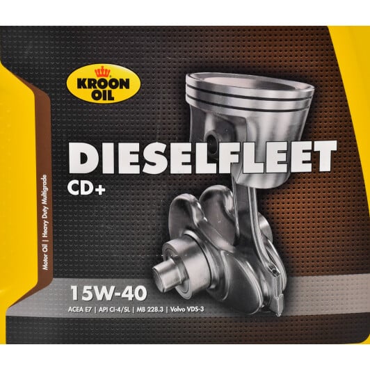 Моторна олива Kroon Oil Dieselfleet CD+ 15W-40 5 л на Volkswagen Fox