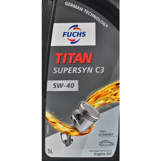 Моторна олива Fuchs Titan Supersyn C3 5W-40 5 л на Hyundai H350