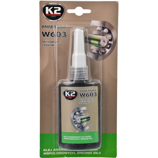 Клей K2 W603 Anaerobic для подшипников 50 г