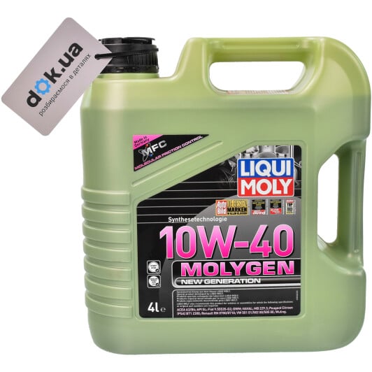 Моторное масло Liqui Moly Molygen New Generation 10W-40 4 л на Hyundai Tucson