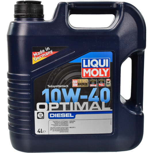 Моторное масло Liqui Moly Optimal Diesel 10W-40 4 л на Chevrolet Tahoe