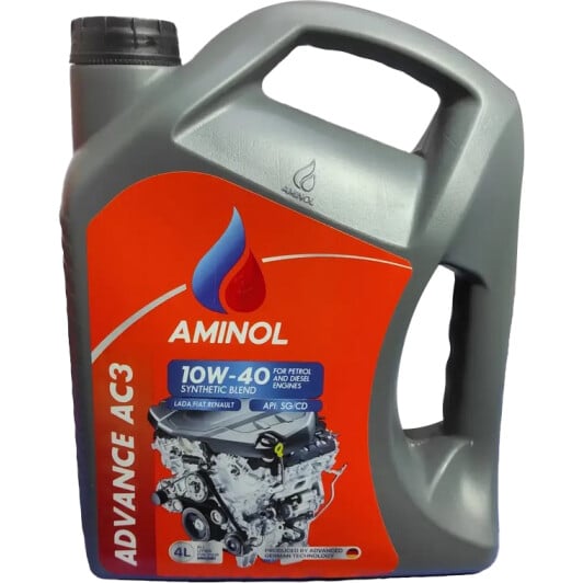 Моторное масло Aminol Advance AC3 10W-40 4 л на Lada Kalina