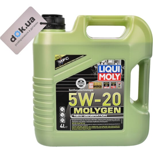Моторное масло Liqui Moly Molygen New Generation 5W-20 4 л на Opel Vivaro