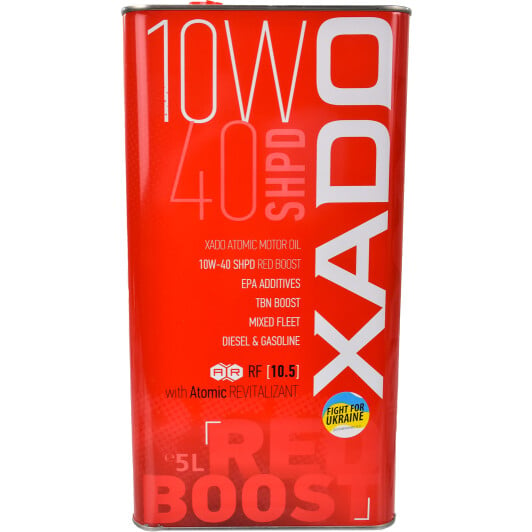 Моторное масло Xado Atomic Oil SHPD RED BOOST 10W-40 5 л на Fiat Doblo