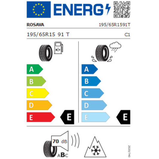 Шина Rosava Snowgard 195/65 R15 91T (шип)