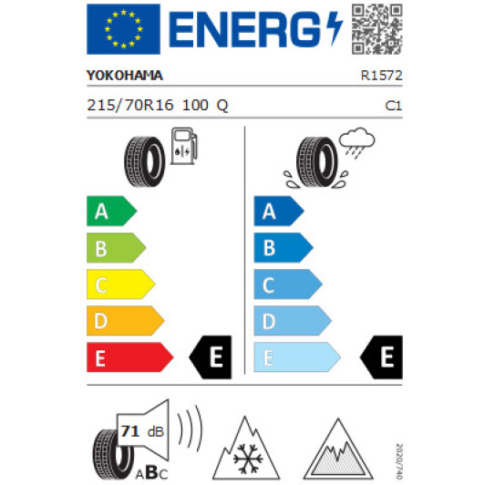 Шина Yokohama IceGuard G075 215/70 R16 100Q уточняйте уточняйте