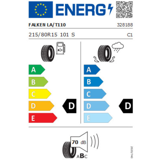 Шина Falken Landair LA/AT T110 215/80 R15 101S