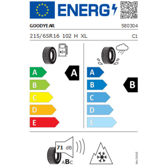 Шина Goodyear Vector 4Seasons Gen-3 215/65 R16 102H XL