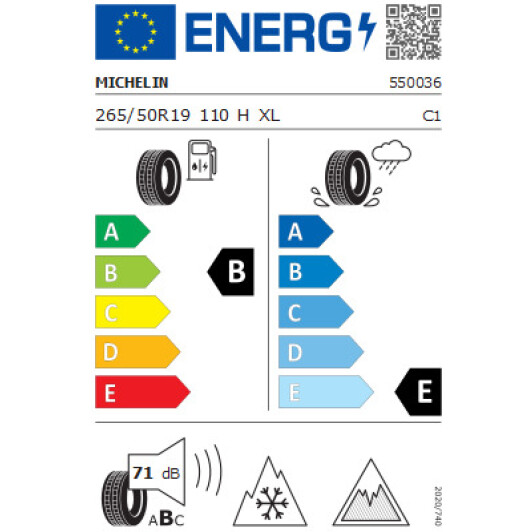 Шина Michelin X-Ice Snow SUV 265/50 R19 110H XL