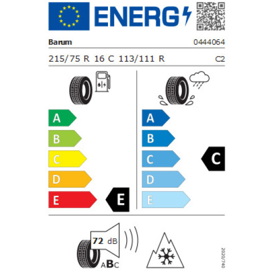 Шина Barum SnoVanis 3 215/75 R16C 113/111R