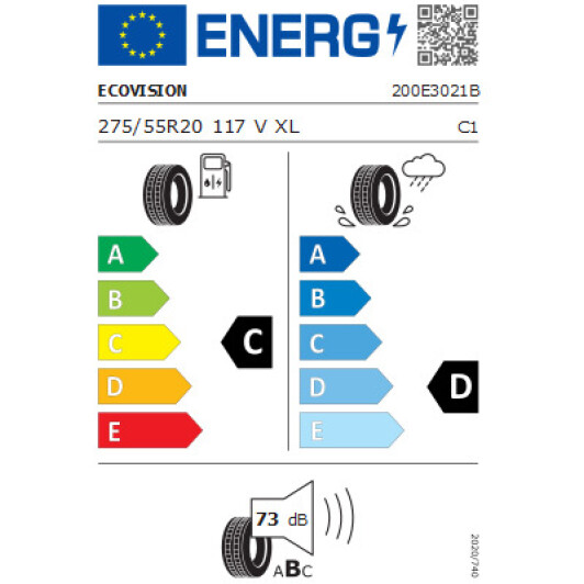 Шина Ecovision VI-386HP 275/55 R20 117V XL