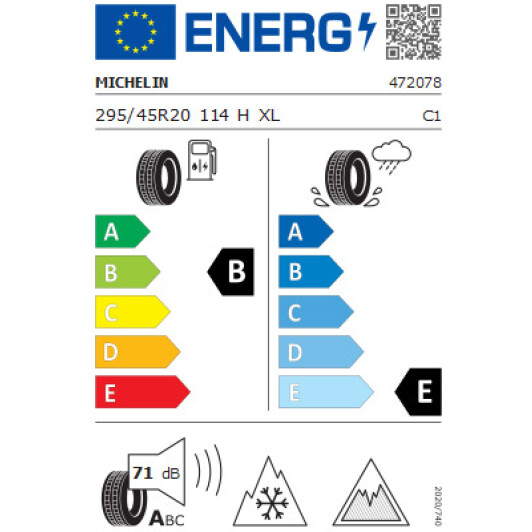 Шина Michelin X-Ice Snow SUV 295/45 R20 114H XL